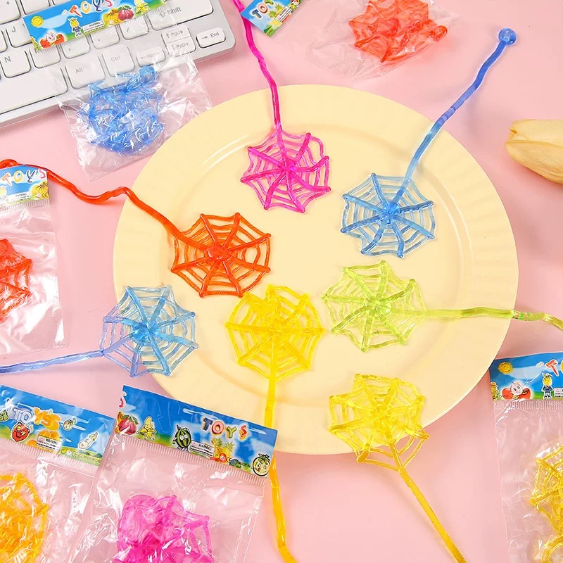 Sticky Spiderweb Stretchy Toy